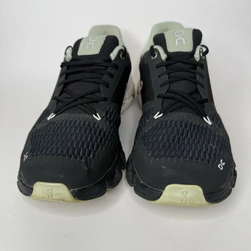 On Cloud Cloudflyer 4 Shoes Womens 10.5 Black Mint Glacier Running Sneakers - Picture 4 of 12